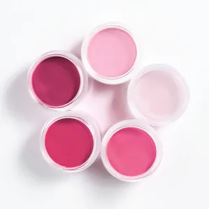 China Factory Price Acrylic Powder Dipping With Custom Pink Color For Nails Art Beginners In 0.5oz 1oz 2oz