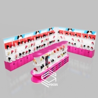 Meuble de présentation pour perruques de salon de beauté, vitrine murale pour extensions capillaires, idéal pour l'aménagement de magasins de perruques