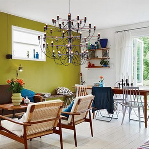 โคมไฟระย้าทรงมงกุฎสไตล์ผลไม้ฤดูร้อน สำหรับห้องรับประทานอาหาร ห้องนอน และห้องนั่งเล่น รุ่นจำลองแบบดั้งเดิม สำหรับบ้านแบบดูเพล็กซ์สูง สำหรับส่งออก - Product Image 2