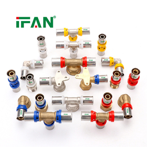 Raccords à sertir en laiton IFAN de conception professionnelle pour tuyaux multicouches, accouplement en cuivre fileté NPT/BSP pour plomberie <span class=keywords><strong>sanitaire</strong></span> et gaz - Product Image 2