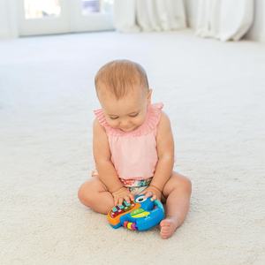 Teclas <span class=keywords><strong>de</strong></span> Piano iluminadas personalizadas <span class=keywords><strong>de</strong></span> fábrica OEM, juguete con mango <span class=keywords><strong>de</strong></span> fácil agarre, canciones musicales para bebés, palabras, <span class=keywords><strong>frases</strong></span>, efectos <span class=keywords><strong>de</strong></span> sonido - Product Image 2