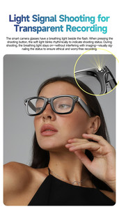 Nouvelles Lunettes Intelligentes IA Ultralégères 2026, Lunettes de Soleil Photochromiques Étanche, Enregistrement Vidéo 1080P, Lecteur de Musique, Application - Product Image 2