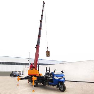 מיני 6 טון מנוף תלת-אופן מנוף משאית אופנוע משאית ממונעת מנוף - Product Image 1