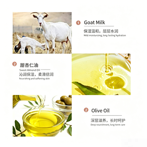 Jabón de Leche de Cabra Sólido Hecho a Mano WhoHandmade, Jabón Herbal para Lavar el Cuerpo, Limpiador, Nutritivo e Hidratante, Jabón de Leche de Rosas - Product Image 4