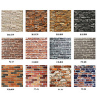 Vente flash - Papier peint 3D auto-adhésif 70*77cm, motif brique, luxe moderne pour la maison, panneau mural en mousse 3D
