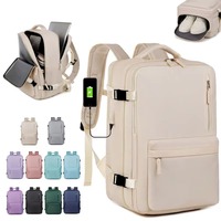 Sac à dos d'école décontracté de haute qualité avec logo imprimé, résistant à l'eau, pour ordinateur portable, avec port USB, en tissu Oxford, vente en gros