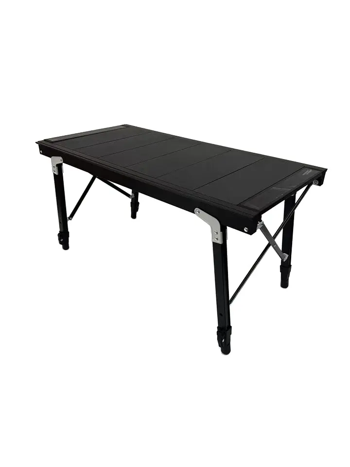 עיצוב מודרני באיכות גבוהה סגסוגת אלומיניום טקטי חיצוני שולחן מתקפל מודולרי IGT שולחן לחוף או קמפינג