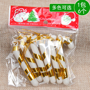 2024 del nuovo anno albero di natale appeso Candy Cane stampella ornamenti Noel albero di Natale decorazioni natalizie per la casa - Product Image 6