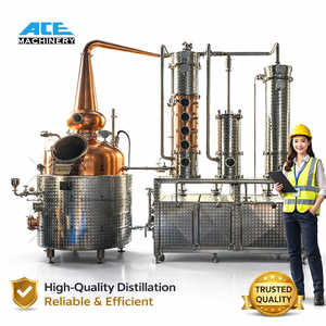 300L Copper & Stainless Steel Distillation Equipment | Fractional Distillery System for Restaurant & Commercial Use - Product Image 1