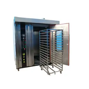 Baking Oven Built-In Ovens Trays Gas Diesel Burner Bread Industrial Stainless Steel Rotary Rack Oven Bakery Dtf