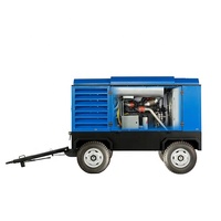Liutech compresseur rotatif à air Portable de haute qualité 850cfm chantier naval abrasif dynamitage Diesel/gaz 12V huile avec moteur