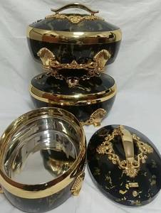 Ensemble de 3 pièces 4L 5L 6L – Chauffe-plats commercial isolé, marmite thermique, <span class=keywords><strong>plat</strong></span> de service ovale robuste pour hôtel - Product Image 2