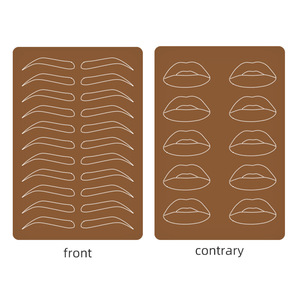 Piel Sintética de Látex para Práctica de Microblading de Cejas PMU de Marca Privada para Entrenamiento de Maquillaje Permanente - Product Image 6