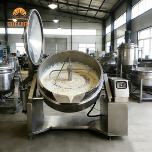 Olla de Vapor Eléctrica/a Gas de Acero Inoxidable de Alta Calidad de 100L/600L <span class=keywords><strong>con</strong></span> Agitador y Tapa Abatible - Product Image 1