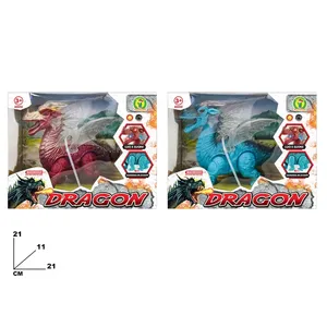 Dragón con luces y sonidos de 21 cm para niños mayores de 3 años - Product Image 1