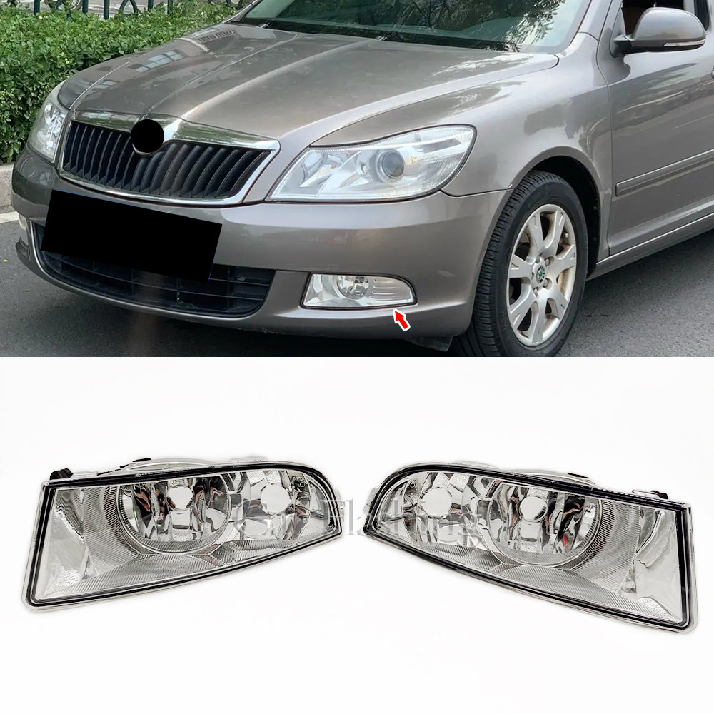 Skoda Octavia A5 A6 MK2 FL 2009 2010 2011 2012 2013 전면 안개등 안개 램프 전구 자동차 스타일링