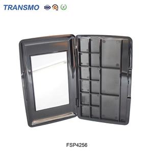 Boîte à poudre en gros, contenants transparents en plastique doré pour crème, blush, maquillage, palette de fards à paupières, palette de contour, poudre - Product Image 6