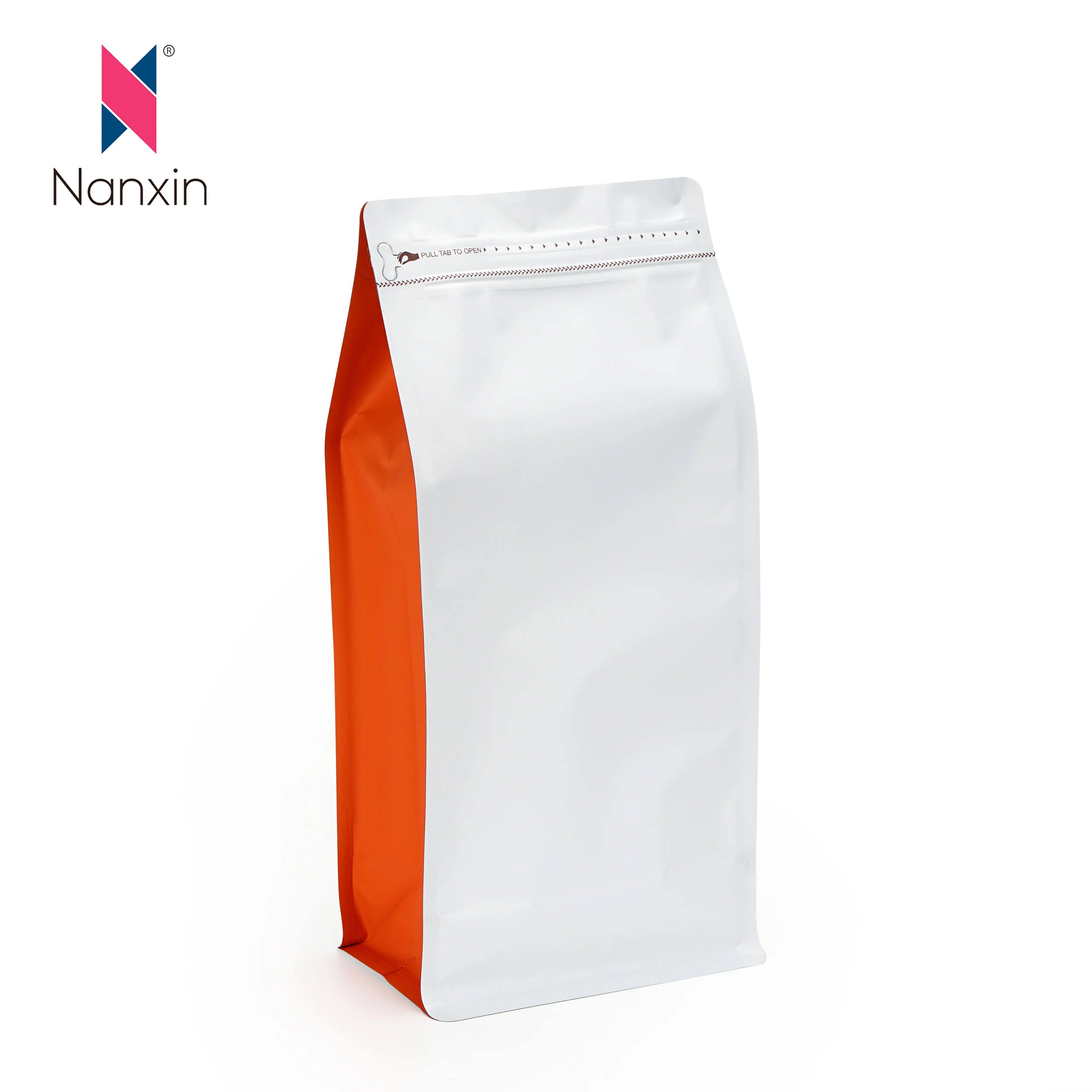 Yüksek kalite 2.5kg ambalaj kahve çanta marka özel özelleştirme boyutu Logo renk düz alt gıda çantası