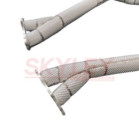 Pour Porsche 718 GT4 / GTS / Spyder sur les tuyaux de liaison d'essieu 2020 + tuyau de descente de bouclier thermique