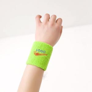 Sweatband cổ tay ban nhạc thể thao Cotton Tay áo frottee cho trẻ em ban nhạc tập thể dục Đấu Vật sweatbands bóng rổ hỗ trợ Terry dây đeo cổ tay - Product Image 1