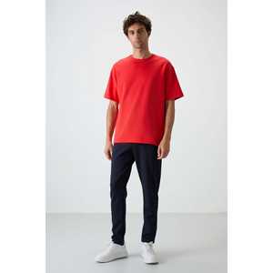 Conjunto Deportivo para Hombre Fiesta, Azul Marino, Algodón, Corte Holgado, Casual, Transpirable, Estilo Básico para Adultos - Product Image 5