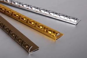 Nhôm Gạch <span class=keywords><strong>Trim</strong></span> Vàng Bạc Màu Phật Sơn Nhà Máy Trộn Gạch Viền Dải Gốm Gạch Góc - Product Image 5