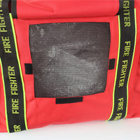 Sac de transport d'équipement pour pompiers, sac de transport d'équipement de luxe pour pompiers, couleur rouge, sac de transport d'équipement de lutte contre l'incendie pour pompiers