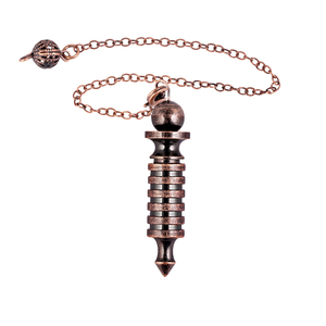 Caliente Wicca equilibrio espiritual oro Metal cobre péndulo para meditación adivinación Reiki curación Isis péndulos - Product Image 1