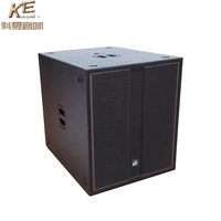 Subwoofer passif portable professionnel de 18 pouces, 4 ohms, 800 W, en contreplaqué de bouleau, respectueux de l'environnement, système sonore pour événements en plein air DJ18