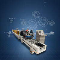 Machine automatique de formage de volets roulants tubulaires, ligne de production de lamelles Omega avec découpe hydraulique, performance stable