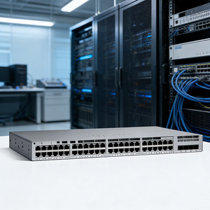 สวิตช์ 9200L ซีรีส์ 48 พอร์ต รุ่น C9200L-48P-4X-E สวิตช์ POE 48 พอร์ต พร้อมพอร์ต 10GE SFP 4 พอร์ต รุ่น C9200L-48P-4X-E - Product Image 1