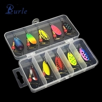3.3G Spinner appât leurre pêche avec triple crochet cuillère lame métal leurre pour maquereau bar truite pêche