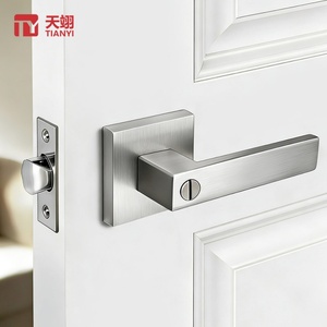 Manija de Palanca para Puerta de Baño/Recámara, para Privacidad, Puerta Interior, Manija de Cerradura Resistente - Product Image 2