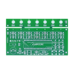 Kit DIY C51 MCU <span class=keywords><strong>Laser</strong></span> Harp String, Kit Clavier DIY, Pièces Électroniques, 7 Cordes, Kit DIY Électronique, Technologie, Piano, Boîte à Musique - Product Image 3