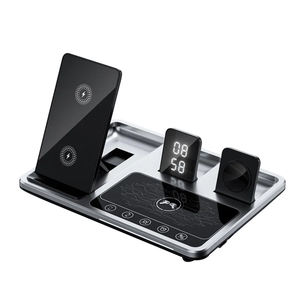 Kingstar ที่ชาร์จไร้สายยอดนิยมใหม่ไฟ LED <span class=keywords><strong>R11</strong></span>แท่นชาร์จไร้สายแบบตั้งสำหรับ <span class=keywords><strong>iPhone</strong></span> - Product Image 1