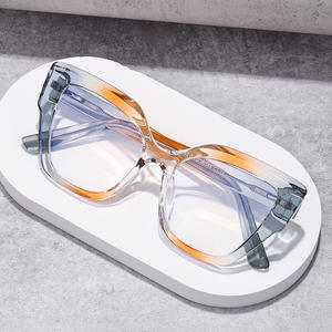 Nouvelles lunettes optiques œil-de-chat pour femmes, monture complète, protection anti-lumière bleue, verres PC HL 96037B, origine Taizhou - Product Image 1
