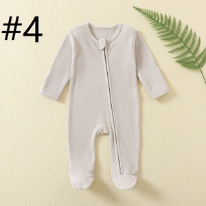 Pijama Enterizo de Bebé para Primavera y Otoño, Traje de Gateo de Manga Larga con Cremallera, Ropa de Recién Nacido, Pijama para Bebé - Product Image 6