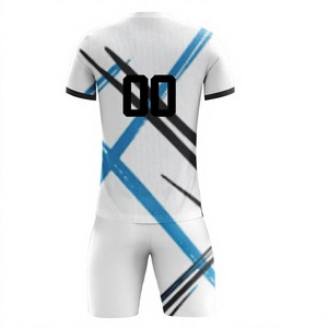 Camisetas de Fútbol Personalizadas de Alta Calidad con Logotipo de Patrocinador, Servicio OEM, Conjuntos de Corte Automatizado, Equipaciones de Fútbol - Product Image 2