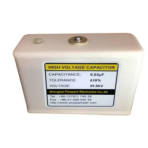 Condensador de descarga de pulso, 0,03 uF, 35kV ,30nF, 37623