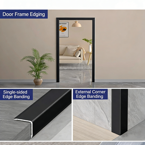 Moldura de Aluminio en Forma de L de Primera Calidad, Tira de Transición de Metal Personalizada para Pisos de Azulejos/Madera, Borde Decorativo en Ángulo Recto para Renovación - Product Image 6