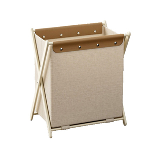 Hot Bán Công Suất Lớn Có Thể Gập Lại Giặt <span class=keywords><strong>Hamper</strong></span> Với Nắp Lót Grey Dệt Bông Giỏ Tổ Chức Hộ Gia Đình Với Xử Lý - Product Image 1