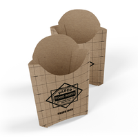 Boîtes d'emballage pour la restauration rapide imprimées en couleur personnalisées, disponibles en carton et carton ondulé, avec finition brillante et mate.