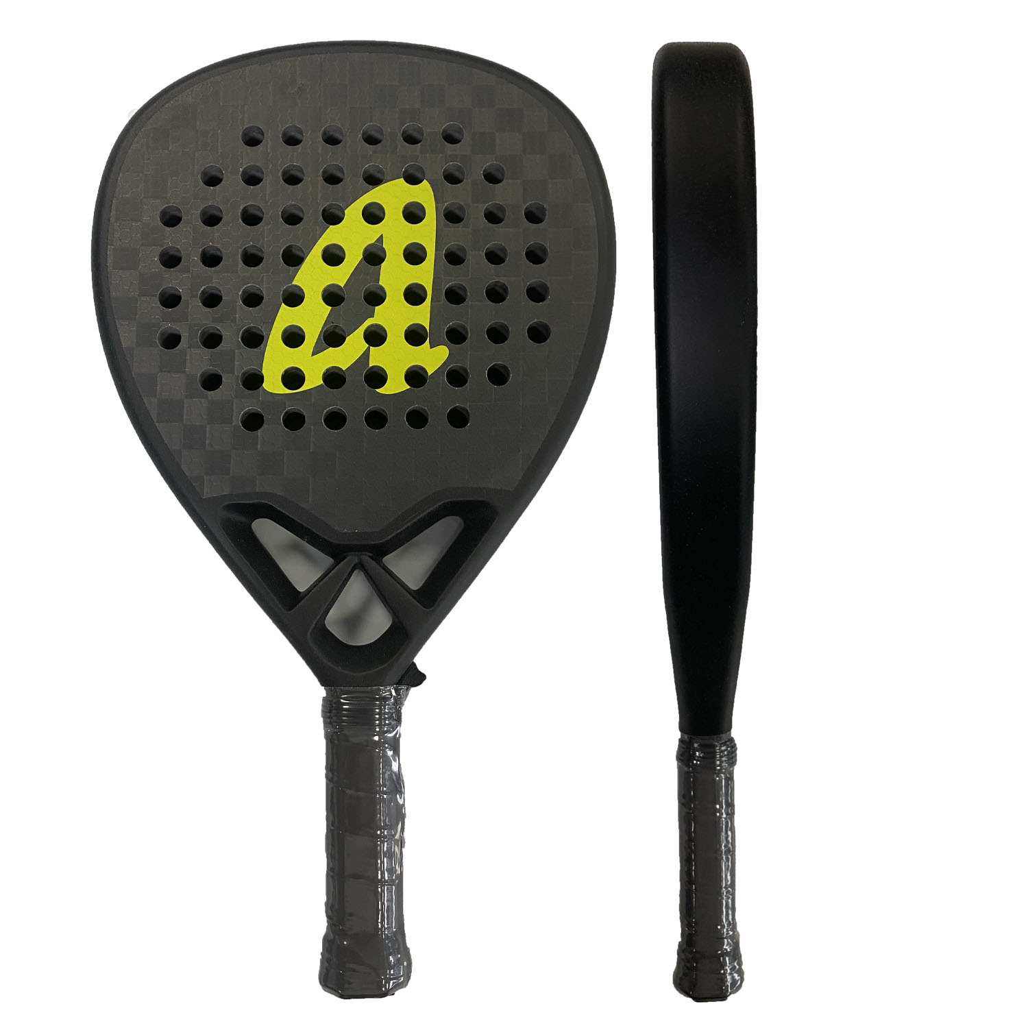 Частицы краски черный 12K Углеродное волокно запрос palas de paddle теннисные ракетки