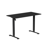 Cadre de table en métal à moteur unique de troisième génération réglable en hauteur, comprenant le plateau de table, bureau d'ordinateur