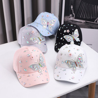 Gorra de Béisbol con Pedrería de Colores, Gorra de Béisbol Moderna, Sombreros para el Sol para Mujer