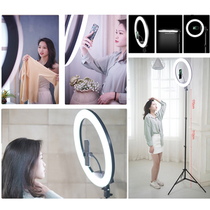 Lampe à maquillage TikTok de 10 pouces avec trépied, anneau lumineux circulaire pour selfie TikTok, anneau lumineux LED avec trépied - Product Image 3