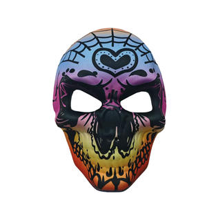 Halloween <span class=keywords><strong>Masque</strong></span> Jour des Morts Fantôme Crâne Chaleur Sublimation Horreur <span class=keywords><strong>Masque</strong></span> Cos <span class=keywords><strong>Carnaval</strong></span> Boule Décoration <span class=keywords><strong>Masque</strong></span> - Product Image 6