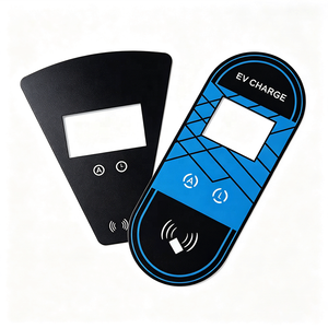 Panel Acrílico Personalizado para Pantalla de Cargador de Vehículos Eléctricos, Lámina de Plástico Transparente de 3 mm, Impresión Serigráfica, Resistente al Calor, Transparente - Product Image 1