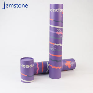 Fábrica física, venta al por mayor, lata de papel, tarro de papel, embalaje de tubo de papel redondo Kraft - Product Image 5