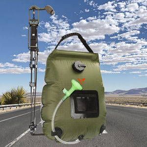 Doccia Solare Portatile <span class=keywords><strong>YM</strong></span> 20L in PVC Multifunzionale per Campeggio, Escursionismo, Arrampicata con Tubo di Idratazione e Soffione Intercambiabile - Product Image 3